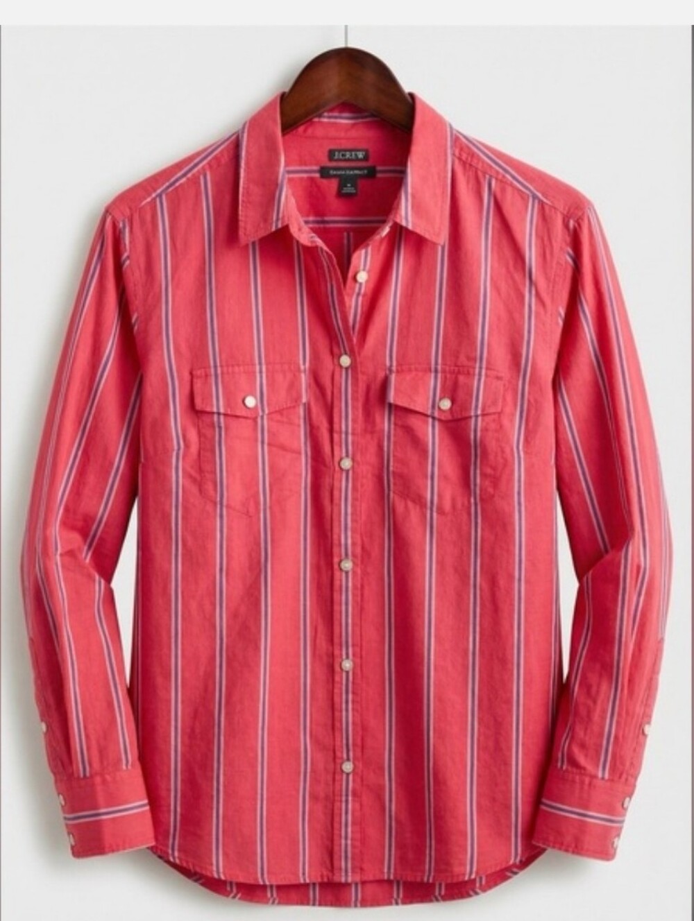 J Crew Western Inspired Garçon Classic Fit Button Down Shirt